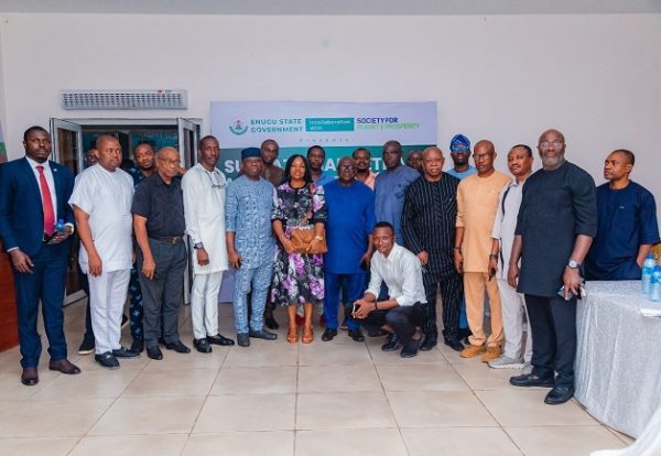 Participants at the official flag-off the of the implementation of the Subnational Methane Action Coalition (SMAC) project with an inception meeting